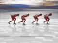 Speed skaters