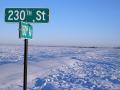 Unplowed road