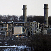 A natural gas-powered electricity-generating plant 