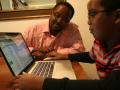 Mohamed Aden and son