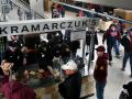 Serving sausage at Target Field