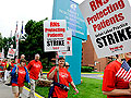 Nurses picket