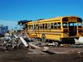 Wadena bus overturned, tornado