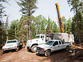 Drill rig in BWCAW