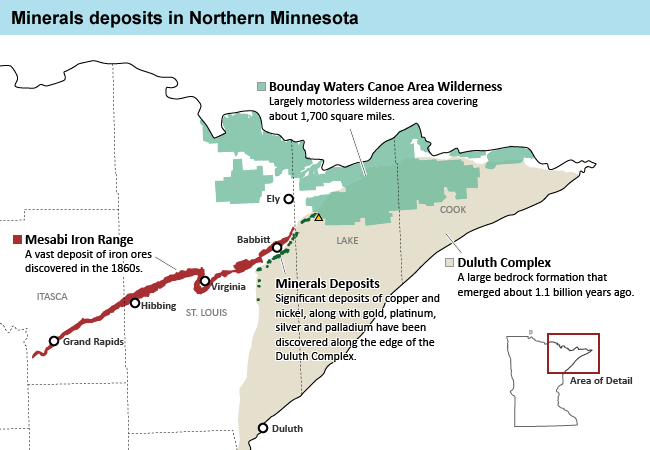 Mesabi Range Map