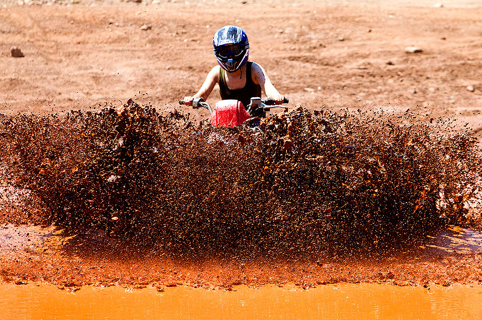 ATV in mud bog