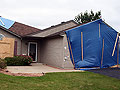 Damaged home in Rochester