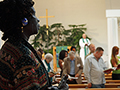 Sudanese worshiper