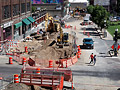 Construction on Fourth Street