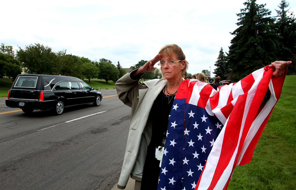 Funeral for Christopher Dewey