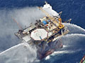 Oil rig explosion