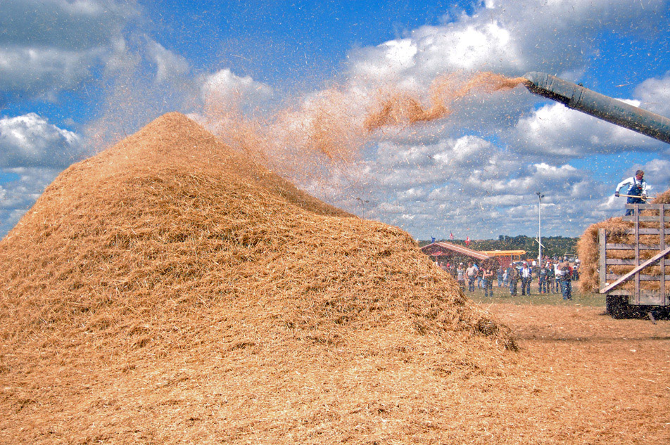 Straw pile