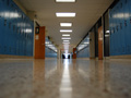 Empty school in Brooklyn Center