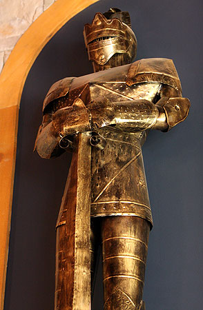 suit of armor knight. 8, 2010 photo, a suit of armor
