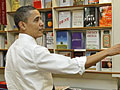 Obama shops for books