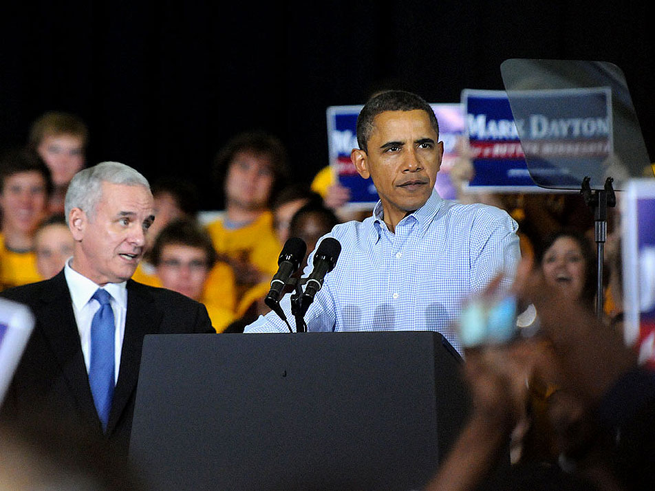 Obama, Dayton