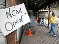 Now open