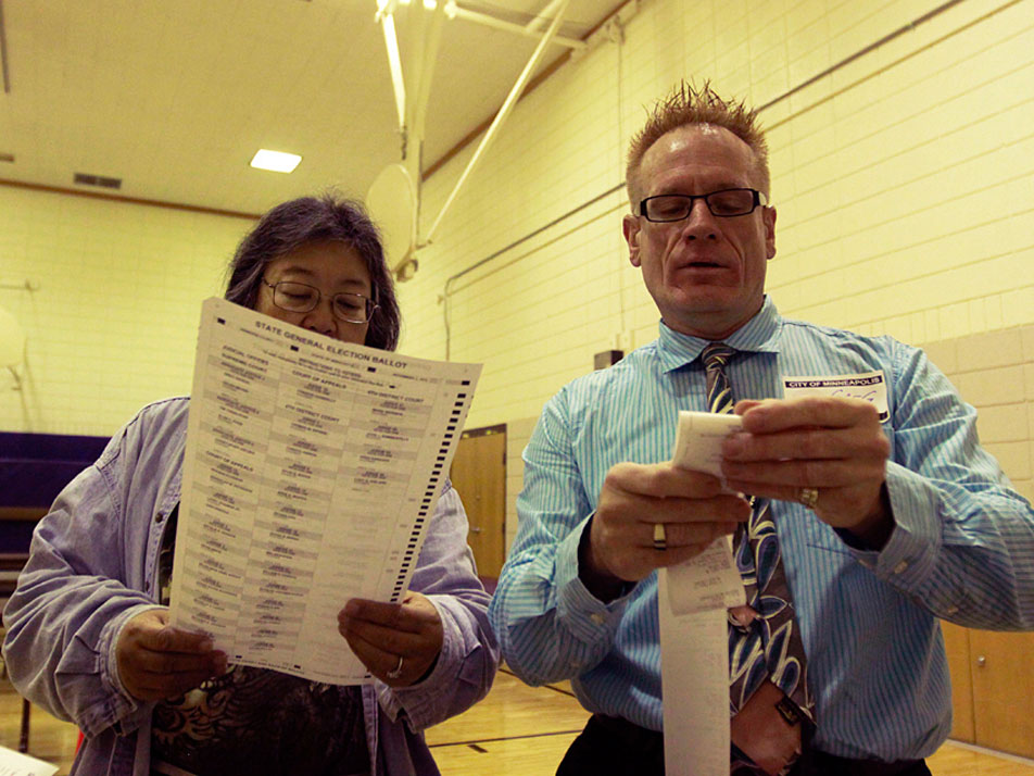 Checking ballots