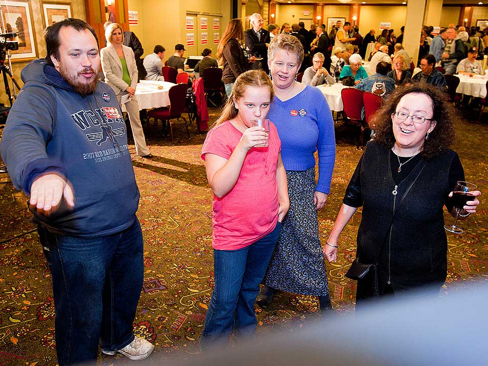 Oberstar supporters
