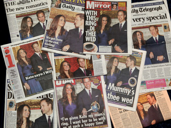 royal wedding headlines. A Royal Wedding