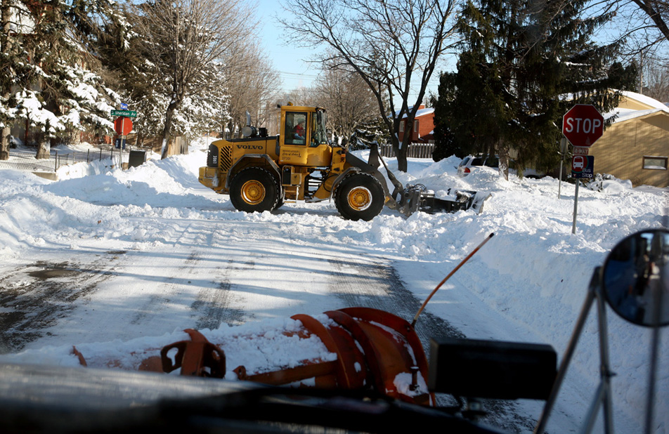 Clearing streets