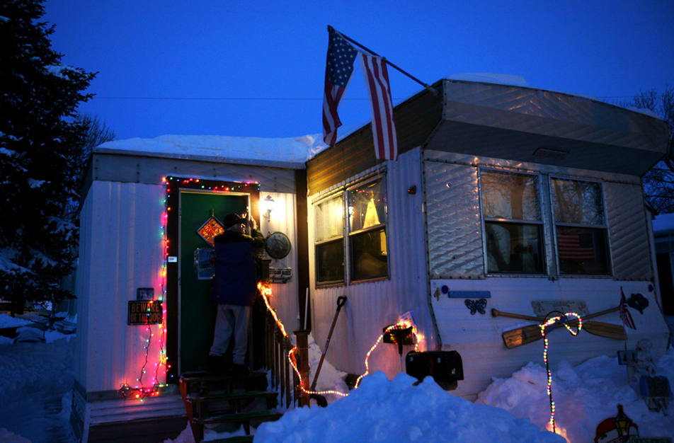 Turning on holiday lights