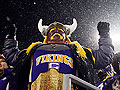 Vikings fans cheer
