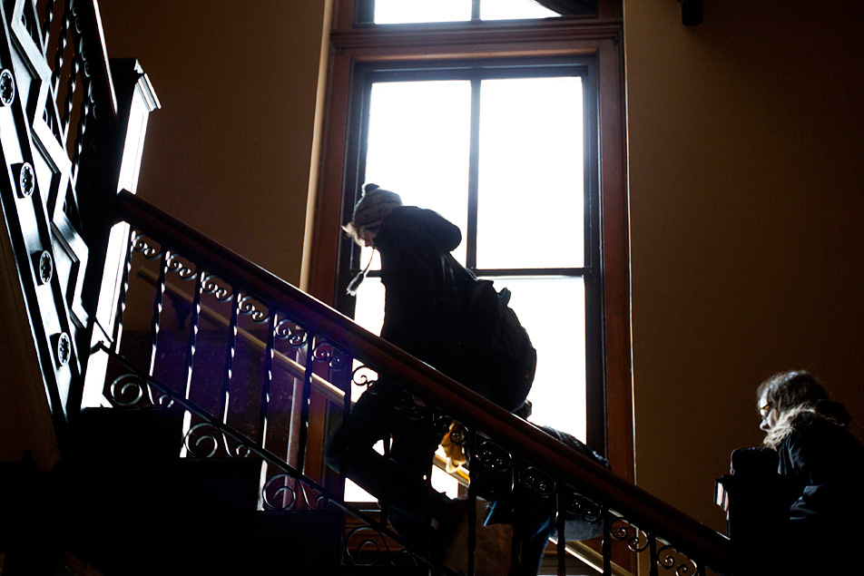 Up the back stairs