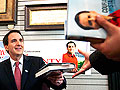 Former Gov. Pawlenty returns a signed book