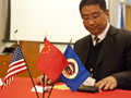 Chinese delegation member