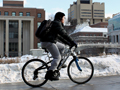 Biking to class