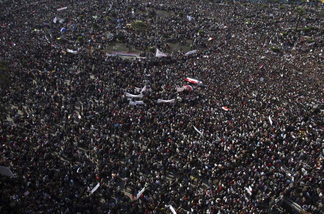 crowd in egypt