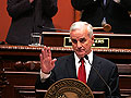 Gov. Mark Dayton delivers his speech