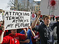 Union supporters rally