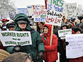 Supporters in St. Paul