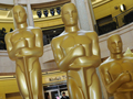 Oscar statues at the Kodak Theatre, whic