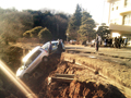 Crushed vehicles