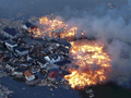 Enflamed houses