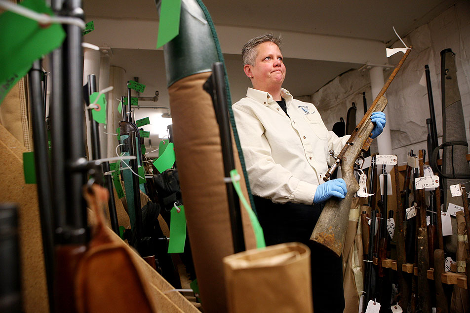 Recovered guns