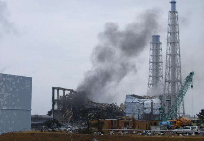 fukushima nuclear power plant exploded. fukushima nuclear power