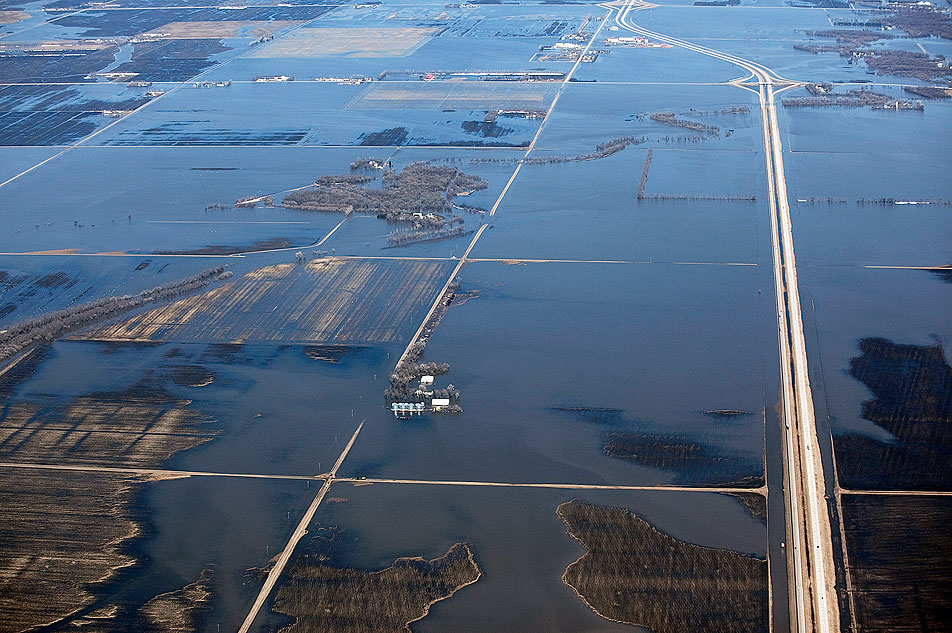 Flood aerial