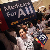 Health care reform supporters 