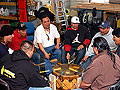 White Earth drummers