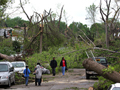 Tornado damage