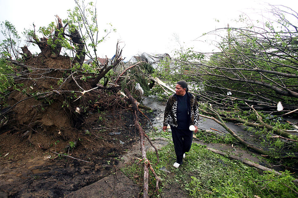 Tornado damage