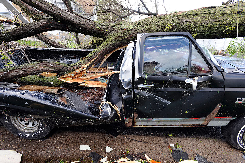 Tornado damage