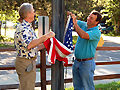 Flag raised
