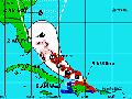 Irene's projected track