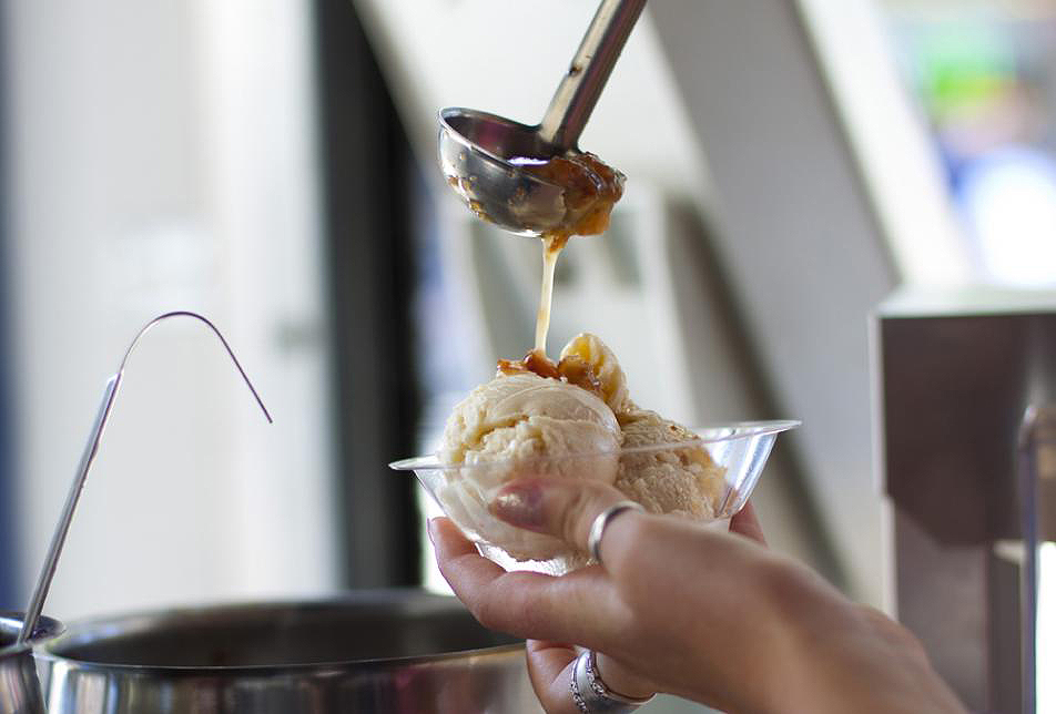Sweet-corn ice cream