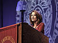 Michele Bachmann address the American Legion